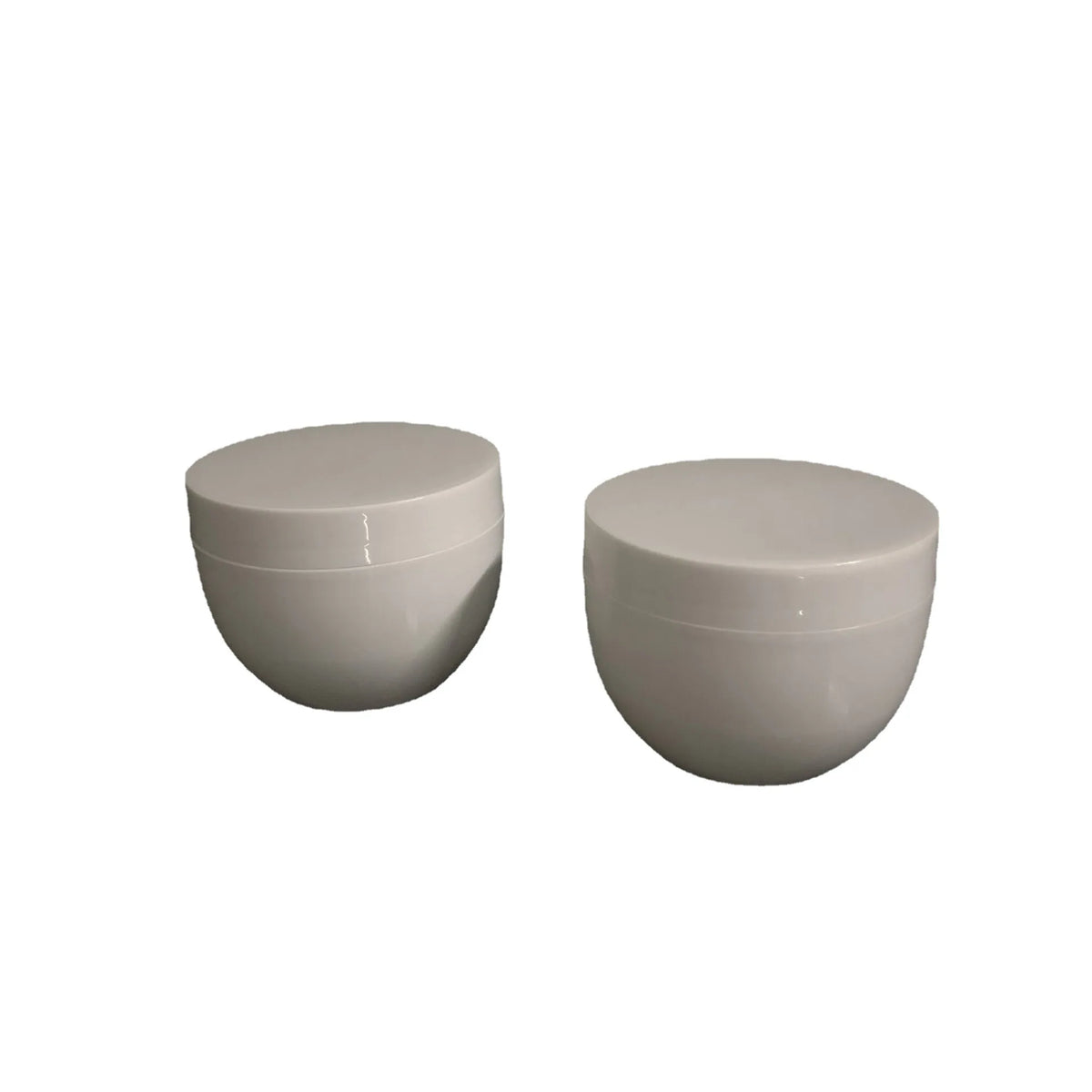 300g Empty Blow Shape Plastic PP Cosmetic Jar With Screw Cap
