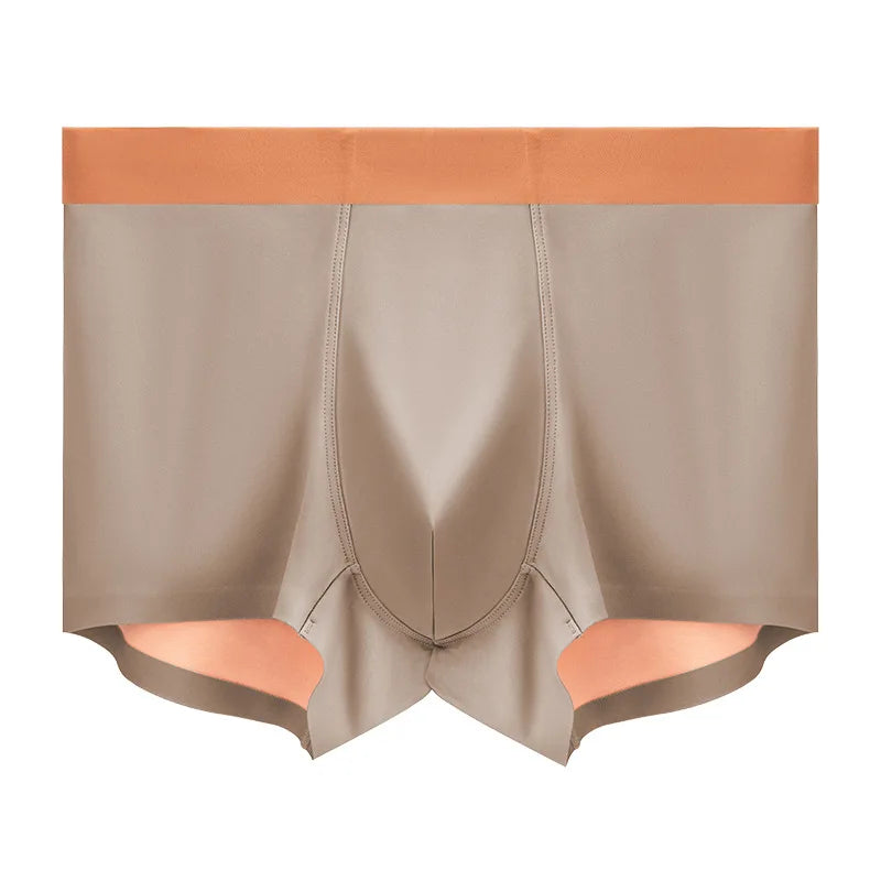 Modal Men's Summer Underwear New Ice Silk Loose Breathable Four-Corner Shorts Panties Antibacterial Boxer & Briefs