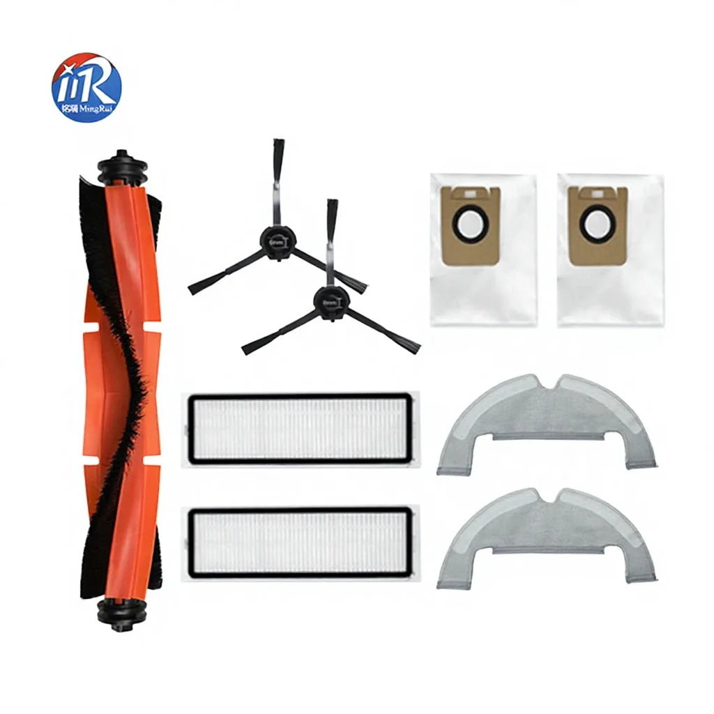D10 Dreame Robotic Parts Kit Fit for  Xiaomi Dreame D10 Plus Main Brush Hepa Filter Side Brush Mop Cloth Dust Bag