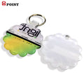 Thermal Transfer Acrylic Material Blank Keychain Single-sided Printing Plexiglass Pendant Factory Direct Sales