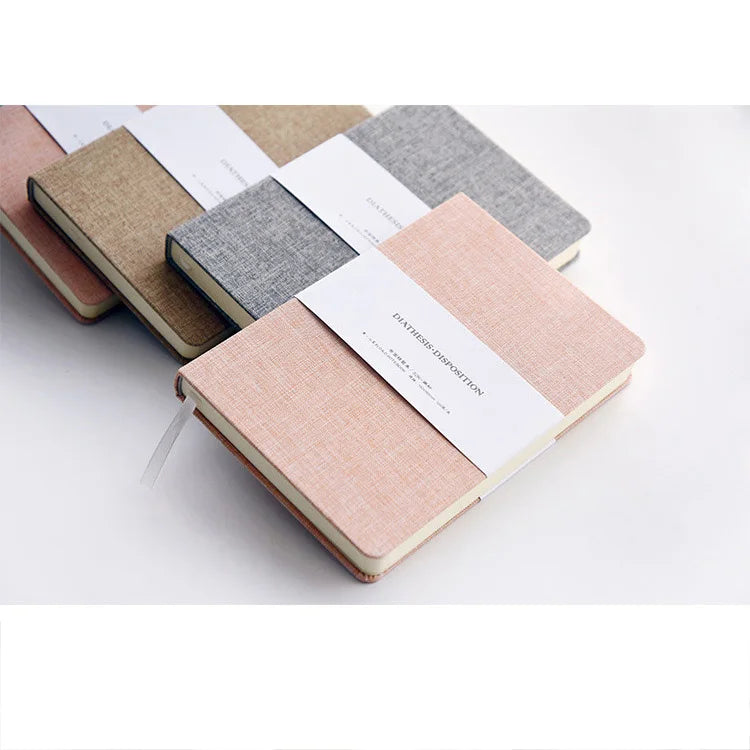 Kawaii A6 Pocket Notebook School Diaries Journal Hardcover Note Book Custom logo