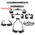 ZJFIT Customization Home Gym Attachment Accessories High Low Pulley Lat Pulldown Attachment Handle Gym Bar 8 Sets