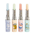 Custom Logo Unique Cute Honey Peach Flavor Lip Balm Oil Stick Private Label SPF 15 Organic Glossy Lip Balm Custom Container