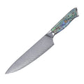 Professional Chef Knife with Resin Shell Handle Carbon Steel Kitchen Chef Knife Damascus Kitchen Chef Knife