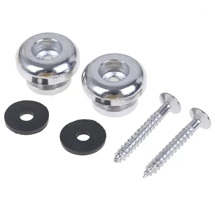 Wholesale Guitar Strap Buttons End Pins Pegs Locks Metal Strap Buttons Guitar Strap Pin for Guitar Parts