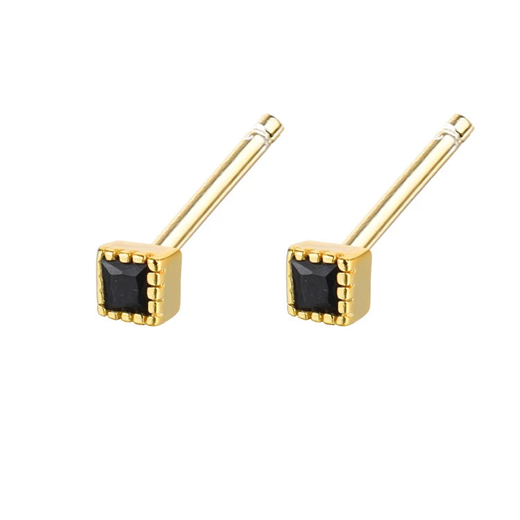 Zircon Earrings 2022 New Fashion Korean Temperament Net Red Premium Earrings Small Exquisite Sterling Silver