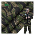 65Polyester 35Cotton Tiger Stripe Anti Tearing Camouflage Ripstop Fabric for Uniform Garments