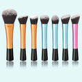 Extra Large 7PCS Makeup Brush Soft Hair Soft Storage Bucket Professional Portable Loose Powder Foundation Brush Beauty Tools Set