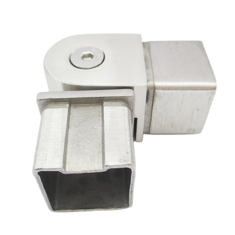 Stainless Steel Adjustable Square Tube Pipe Connectors Joints 40x40