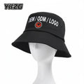 Fisherman Barrel Hat Custom Logo 3D Embroidery Option Unisex Cycling Fishing Casual Party Travel Hat