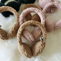 Custom Winter Ear Warmers Comfortable Fashion Curly Fur Earmuffs for Protective Ear for Chinese New Year and Christmas