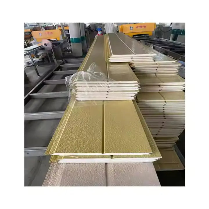 QohnMobil Modern Isolation Panel Steel  Outdoor Warehouse Exterior Wall Roof Cold Room Workshop Kitchen Prefab House PU