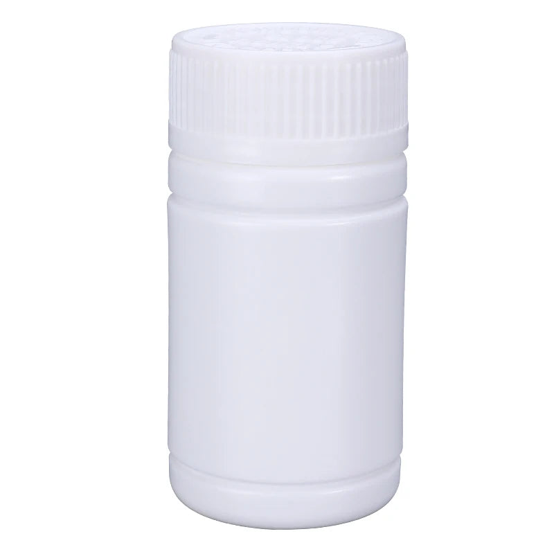 UMETASS 112ML Small Empty Bottle for Storage Pill Tablets Capsule Medicine Container With Children's Lock Cap