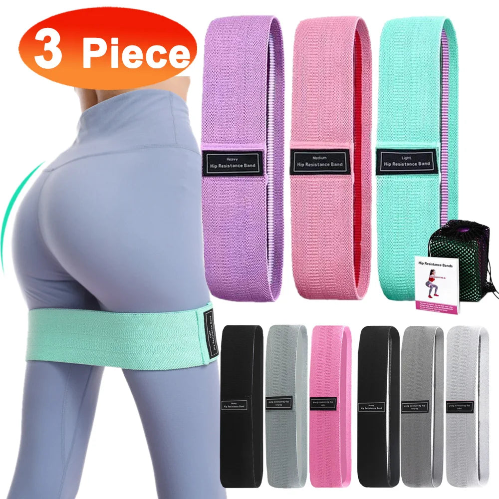 Fitness Resistance Band Buttocks Expansion Fitness Cloth Rubber Band Elastic Expander Suitable for Home Exercise Sport Equipment