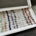 Natural Stone Ring Crystal Semi-Precious Different Sizes Crystal Quartz Rings Jewelry for Gift