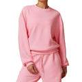 Women's Thick Thermal Fitness Sweater Quick Dry Soft Cotton Plus Size Seamless Short Long Shorts Sets Print Comfortable Gym