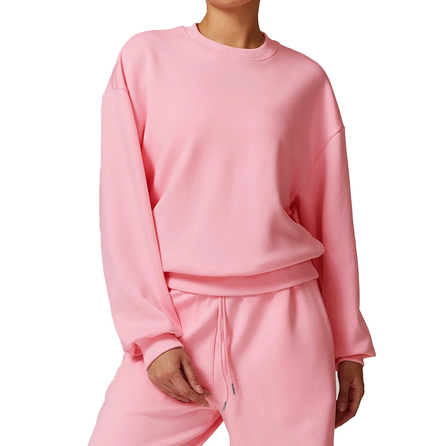 Women's Thick Thermal Fitness Sweater Quick Dry Soft Cotton Plus Size Seamless Short Long Shorts Sets Print Comfortable Gym