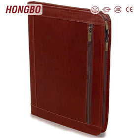 Handmade Unisex Genuine Leather Business Portfolio Durable for Office School and Document Usage Made From Faux Leather