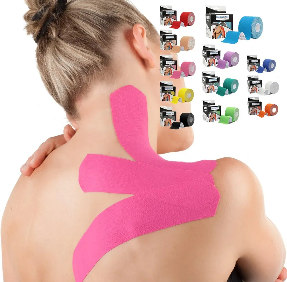 Custom Cotton Elastic Kinematic Therapeutic Tape Kinesiology Tape
