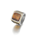 Customized Design Personalized Tigerite Stainless Steel Men's Ring Stainless Steel Finger Ring