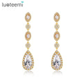 LUOTEEMI Earrings Dangle Real Gold Plated Wholesale Earrings Statement Earrings Jewelry Accessories for Women