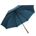 Custom logo Printing Semi-Automatic Open Straight Umbrella Promotion Golf Umbrella Business Man With Wooden Handle