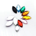 Hot Sale DIY Flatback Acrylic Horse Eye Rhinestone Gem Sew-On Technique Loose Rhinestones No Hole