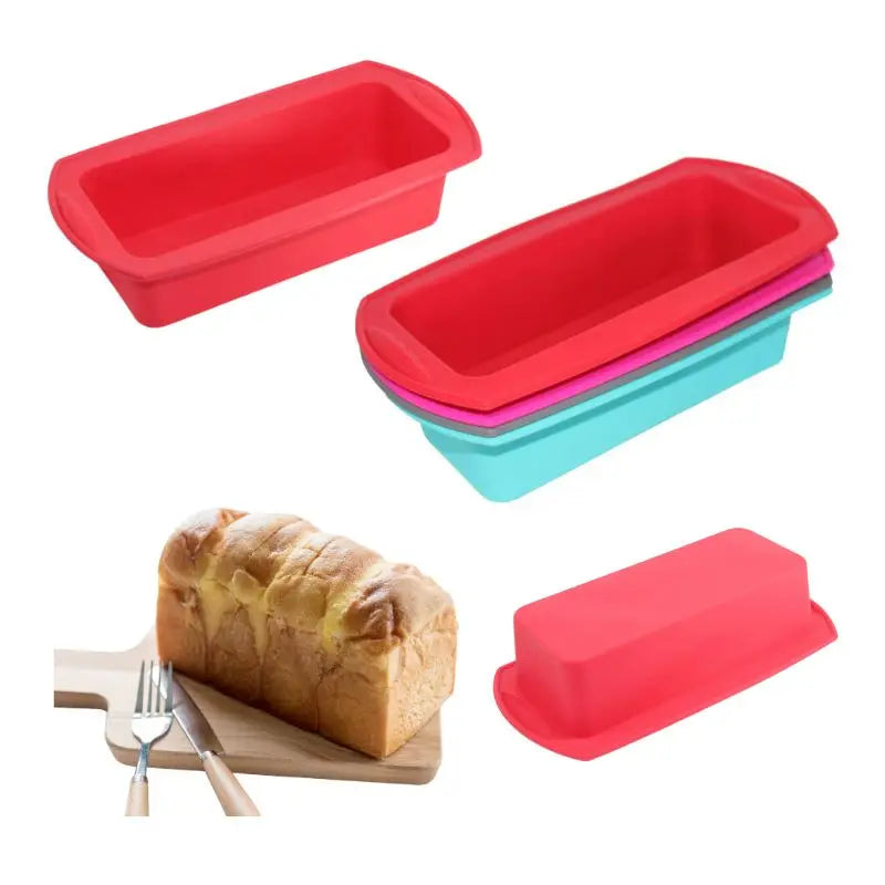 Hot Sale CS Brand Food-grade Silicone Rectangular Toast Mould 27x13x6.5cm Eco-Friendly Dishwasher Safe for Cake & Baking