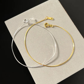 Ultra Slim Snake Chain Bracelet 925 Sterling Silver Simple Thin Snake Chain Bracelet