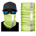 Wholesale Multifunction Seamless Tubular Bandana 100% Polyester Outdoor Reflective Sports Neck Gaiter Tube Bandana
