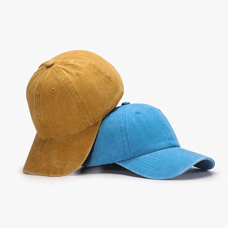 Promotional Classic Unisex Curved Brim 6 Panel Adjustable Dad Hat Multicolor Washed Vintage Sporty Formal Common Baseball Caps