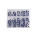 100 Pcs/box High Carbon Steel Lake River Ocean Fishing Fishhooks High Efficiency Barbed Fish Hooks Fishhooks Barbedsize 3#-12#