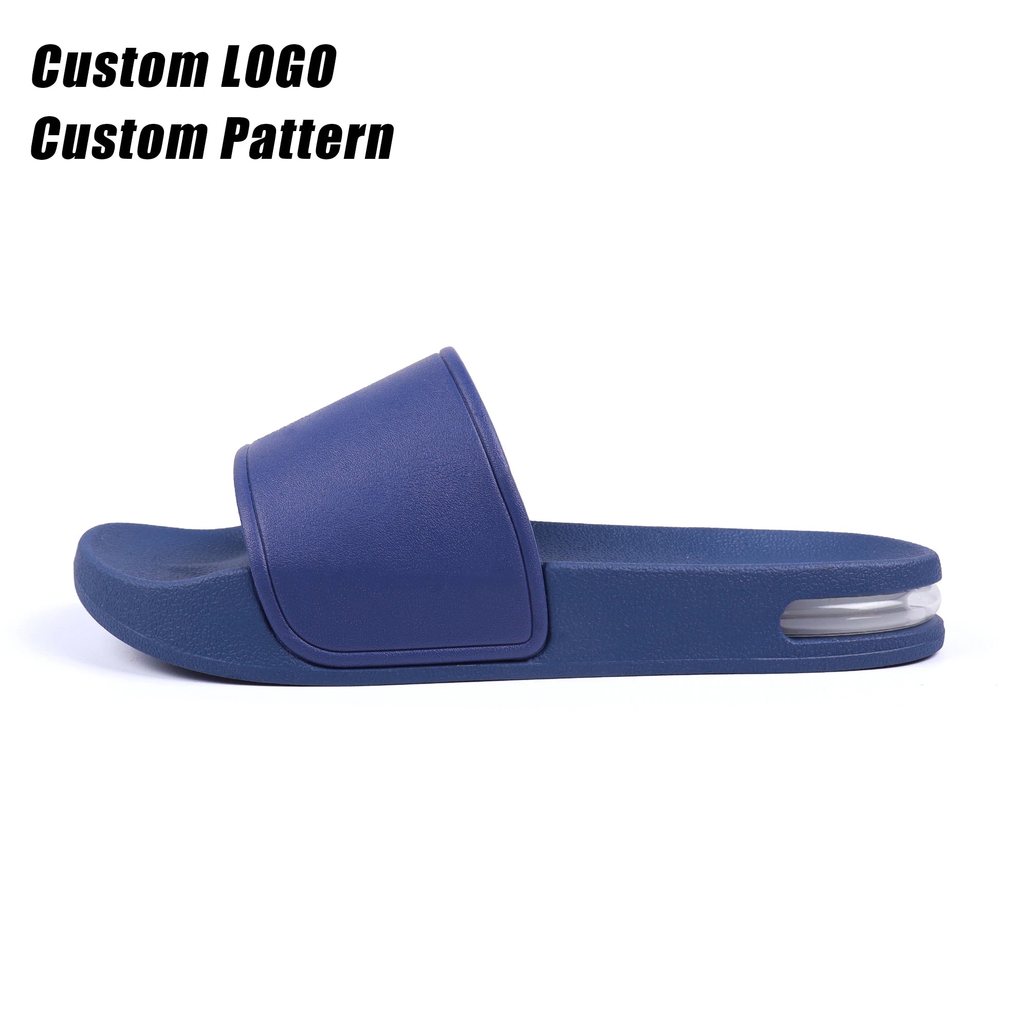 BreezeStep Designer slippers Customization logo Slides air Cushion Slides Custom logo Flip Flops for Men slippers with logo