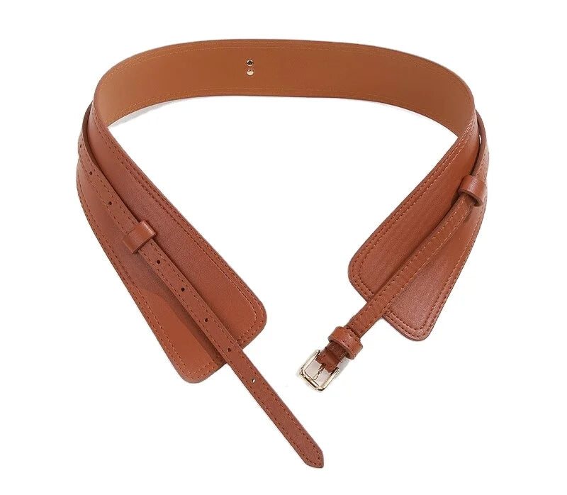 Women's Belt Alloy Buckle Waistband Wide Waistband Women's Decoration High-end and Versatile Waist Cover