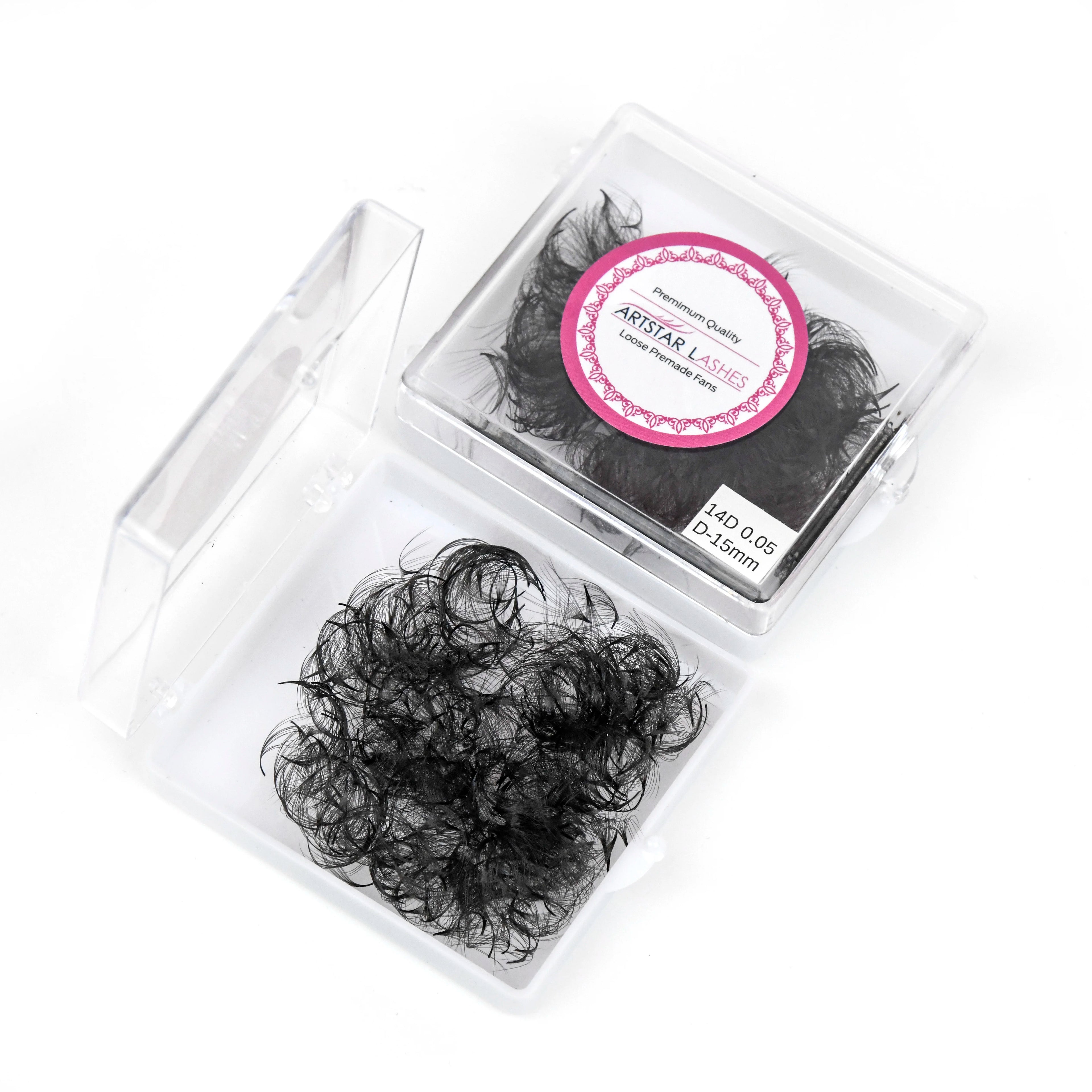 100 Loose Fans 0.05 Eyelash Loose Premade Eyelash Loose Pro Made Fans Promade Lashes Eyelash Extensions