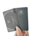 NFC Card Stainless Steel Metal Black Matt Digital NFC Business Card Visit Membership Card