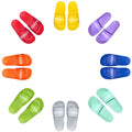 Custom Fashion 3D Printed Slides Sandals Custom Logo PU Men's Light Weight Winter Indoor/Outdoor Slippers