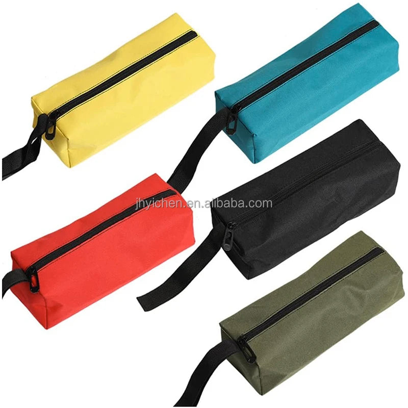 Custom Logo 900D Polyester Waterproof Zipper Beach Towel Bags Cosmetic Makeup Pouches