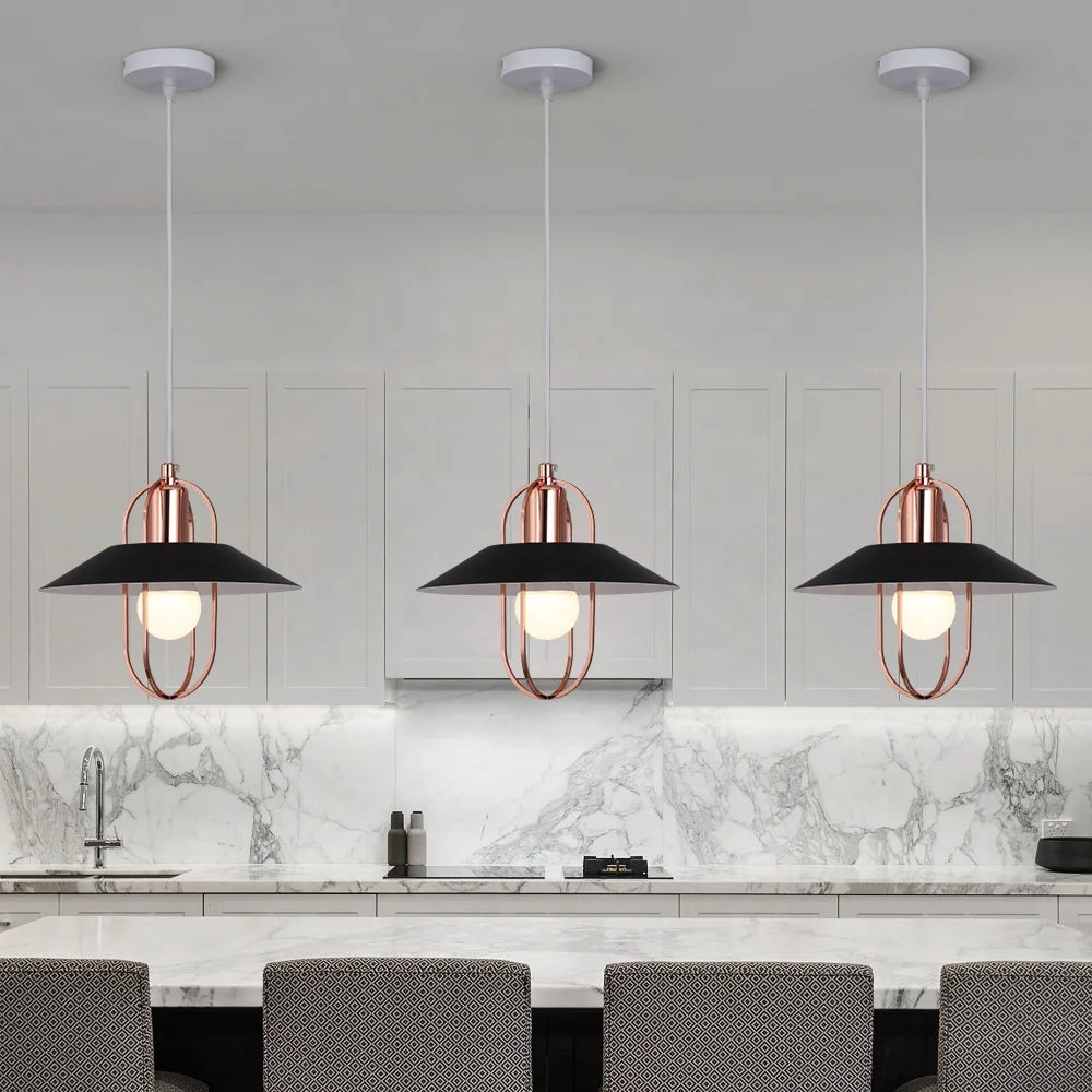 Restaurant Dinning Table Iron Hanging Ceiling Pendant Light for Hotel Kitchen