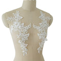Handmade Leaf Flower Car Bone Patch Applique Headdress Wedding Dress Children's Dress Coat DIY Decoration Embroidery 100%