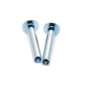 Customized Electronic Blue Galvanized Semi Tubular Carbon Steel Rivets for Leather Clothes Handbags Directly Manufactured Origin