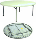 Hot Sales Cheap Durable 10people HDPE Plastic Folding Round Table for Outdoor