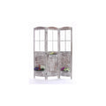 Best Selling Modern Universal Home Room Dividers Screen Partition with Paulownia Wood Frame Multi-Functional Design