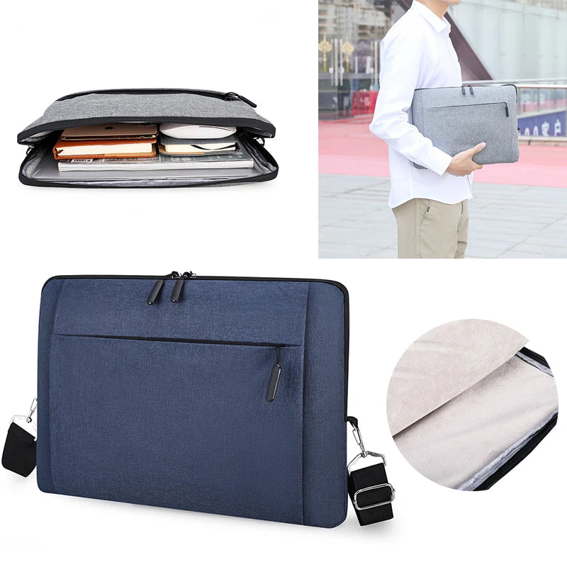 Men Laptop Notebook Bag Fashion Cheap Waterproof Business Office Briefcase Laptop Shockproof Crossbody Bag