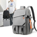 Waterproof Laptop Backpack with USB and Zipper Closure Big Capacity for School Travel & Sports-Unisex Design