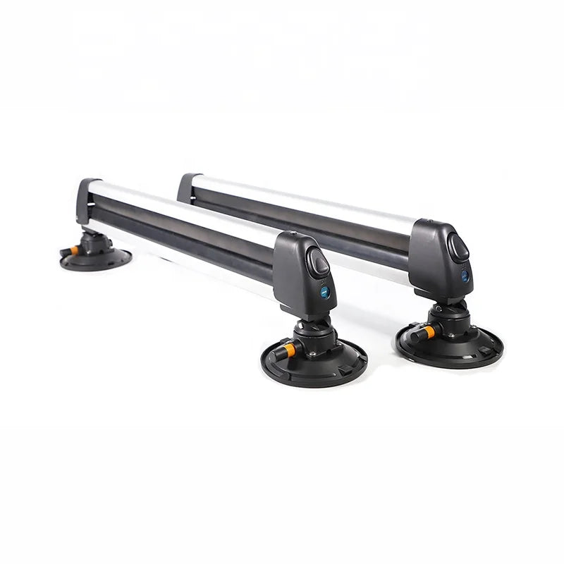 Aluminum Ski and Snowboard Rack for Car Roof Mount Black Roof Suction Cup Industrial Grade DIY Customized ODM and OEM Support