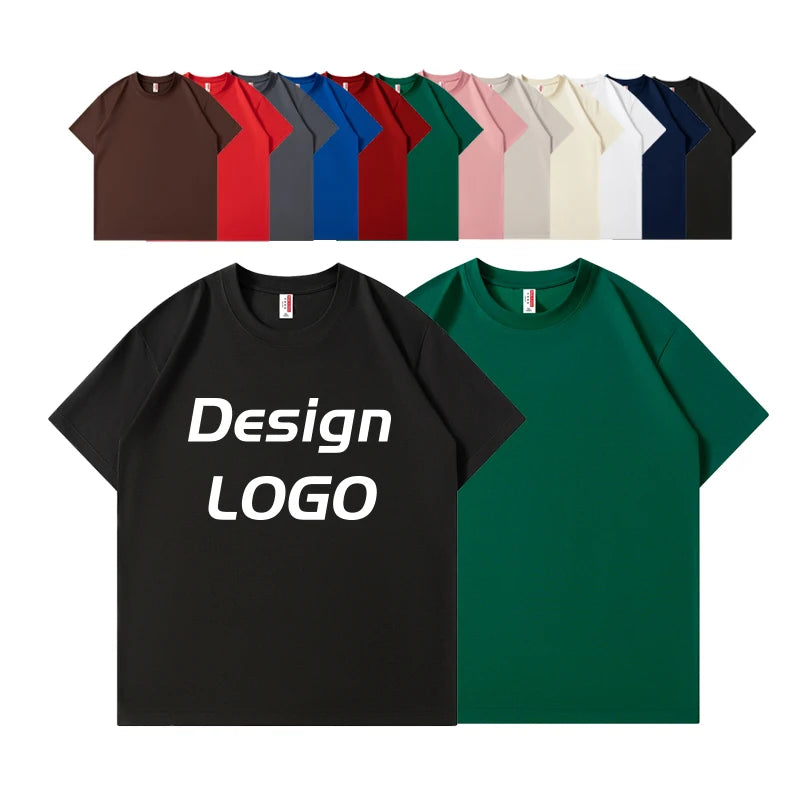 Wholesale T Shirt Streetwear Hip Hop 100% Cotton t Shirts With logo Custom Design Logo Plain Blank Dtg Print T Shirt