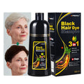 500ML Ginger Meidu Black Cover Grey Hair 3 in 1 Herbal Natural Hair Dye Shampoo