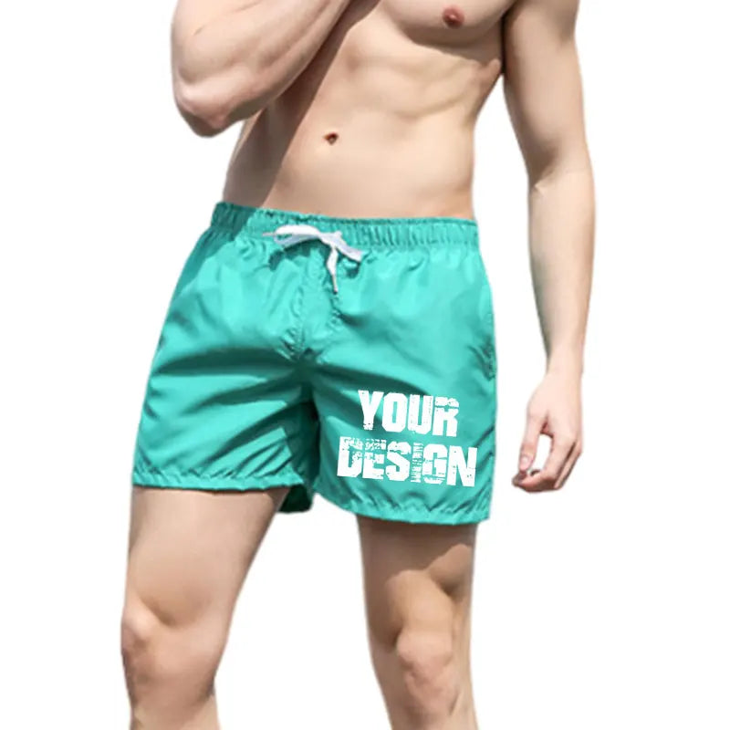 2025 New Hot Sales of Men's Quick Dry Beach Shorts Comfortable Breathable Quick Dry Men's Shorts Print on Demand