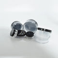 5g 10g 20g 30g Custom Round Black Makeup Loose Powder Makeup Jar With Sifter Cosmetic Powder Container